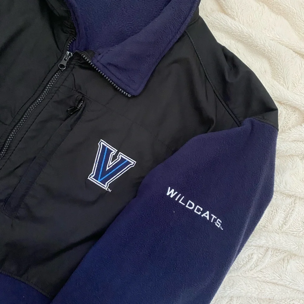 Vintage Villanova University fleece vintage‎ Proplayer zip-up jacket